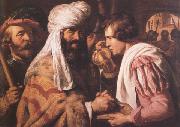 Jan lievens Christ at the Column (mk33) oil painting